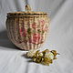a wicker basket in the style of shabby chic. Basket. paperchest (paperchest). Online shopping on My Livemaster.  Фото №2