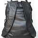 Men's western leather backpack "Man in Black". Men\\\'s backpack. CRAZY RHYTHM bags (TP handmade). Online shopping on My Livemaster.  Фото №2