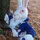 Белый Кролик из Алисы, Войлочная игрушка, Великий Новгород,  Фото №1