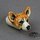  ring of porcelain Corgi. Ring. trouvaille-1. Online shopping on My Livemaster.  Фото №2