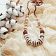 Order Neutral Crochet Teething Nursing necklace. MaraBoo Handmade. Livemaster. . Slingbus Фото №3