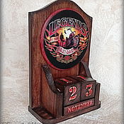 Канцелярские товары handmade. Livemaster - original item Harley-Davidson Perpetual Calendar. Handmade.