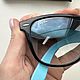 Винтаж: Резерв. Очки солнцезащитные Ray Ban WAYFARER 2140 Оригинал с футляром. Очки винтажные. Vintage & Retro. Ярмарка Мастеров.  Фото №4