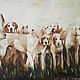 Hunting with dogs, oil painting on canvas. Pictures. myfoxyart (MyFoxyArt). Online shopping on My Livemaster.  Фото №2
