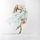 'Spring Ballet', watercolor paintings on paper. Pictures. Annet Loginova. My Livemaster. Фото №5