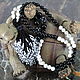 Long sautoir beads with a beaded brush 'Fox tail'. Necklace. Magic box. My Livemaster. Фото №5