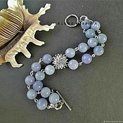 Украшения handmade. Livemaster - original item Bracelet . aquamarine. Handmade.