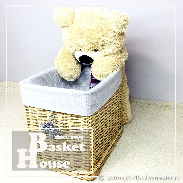 Плетеный ящик для хранения – заказать на Ярмарке Мастеров – HQBLZRU ...