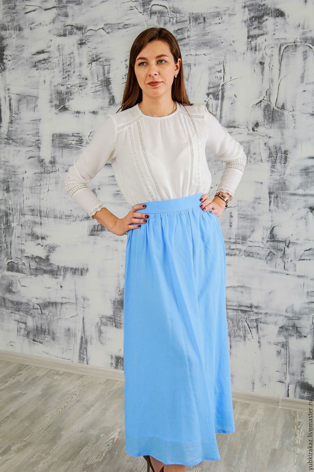 Blue skirt from Maliki
