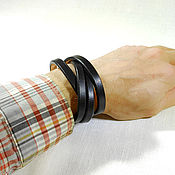 Украшения handmade. Livemaster - original item Handmade leather Bracelet 