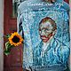 Denim jacket with a print of Vincent van Gogh. painted clothing. Outerwear Jackets. nataliadenimart. Online shopping on My Livemaster.  Фото №2