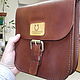 Order Bag-tablet: Leather bag. Изделия из кожи.HAND MADE Чкаловск. Livemaster. . Tablet bag Фото №3