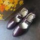 Sandals 'Cosmo' Bordeaux lacquer, Sandals, Moscow,  Фото №1