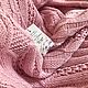Женский вязаный кашемировый розовый свитер ЭДЕЛЬВЕЙС2. Свитеры. Эмма Лебедева (EMMALEBEDEVA). Ярмарка Мастеров.  Фото №5