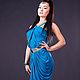 Dress 'Blue cocon'. Dresses. BORMALISA. My Livemaster. Фото №5