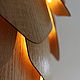 Светильник подвесной "Шишка" из шпона дуба (люстра) 45/43. Люстры. Wood Art Lamp. Ярмарка Мастеров.  Фото №5