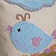 Order  Decorative Baby Pillow Bird. Bunniess and friends (toys-for-kids). Livemaster. . Pillow Фото №3