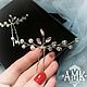 Wedding hair pins, bridal hair pins, bridesmaid hair pins, Hair Decoration, Ramenskoye,  Фото №1