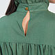 Linden dress made of hemp fabric in green. Dresses. ivavavilonskaya. My Livemaster. Фото №5