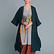 Льняной жакет кимоно VARAU - 37 расцветок. Жакеты. Alina Zilberman (SHANTIMA). Ярмарка Мастеров.  Фото №5