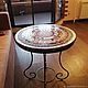 Coffee table with mosaic D-60cm. Tables. Marjana. Online shopping on My Livemaster.  Фото №2