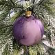 Заказать Набор стеклянных шаров 2 шт 10 см. Yknewyeardecor. Ярмарка Мастеров. . Елочные игрушки Фото №3