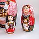 Matreshka 5 places'Marusya with chicken'. Dolls1. Marusia. Online shopping on My Livemaster.  Фото №2