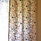 Curtains of two halves on a small window Wild flowers. Curtains1. Kitchen. My Livemaster. Фото №4