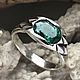 VS Emerald 2,09 Men's 925 silver ring with natural emerald. Rings. Bauroom - vedic jewelry & gemstones (bauroom). Online shopping on My Livemaster.  Фото №2