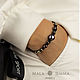 Perfect Gift GARNET Braided Bracelet: black pearl 13 mm, Braided bracelet, Magnitogorsk,  Фото №1