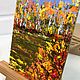 Copy of Fall Painting Original Art Birch Tree Small Wall Art Autumn Forest. Pictures. katbes. My Livemaster. Фото №5