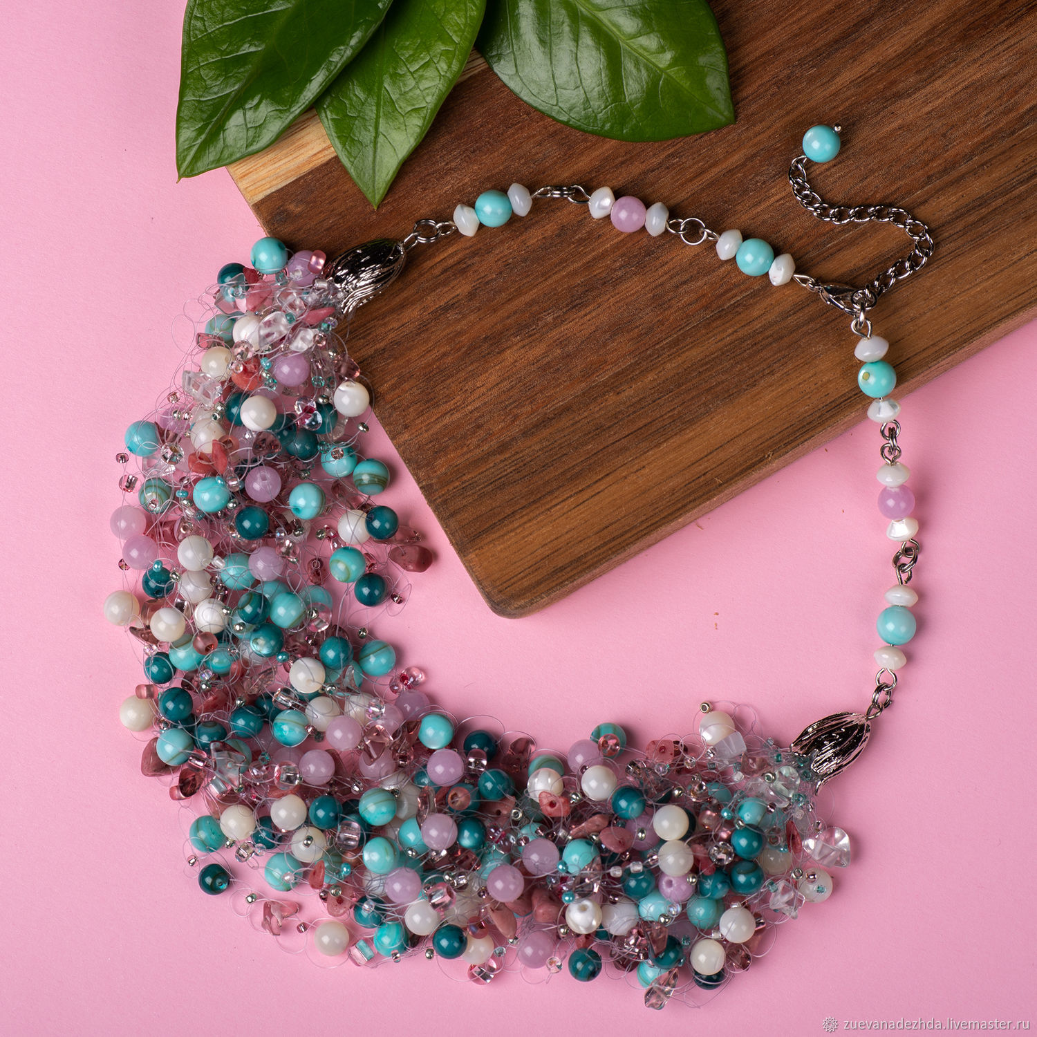 Ожерелье из бусин, хорошая бижутерия, колье с перламутром в интернет ...