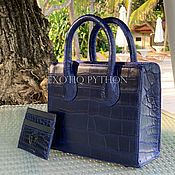 Сумки и аксессуары handmade. Livemaster - original item handbag crocodile skin. Handmade.