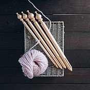 Материалы для творчества handmade. Livemaster - original item Set of brumsticks (sticks) for Peruvian knitting BrN1. Handmade.
