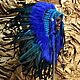 Indian headdress - Blue Lagoon. Carnival Hats. Elektra D'ajon. My Livemaster. Фото №5