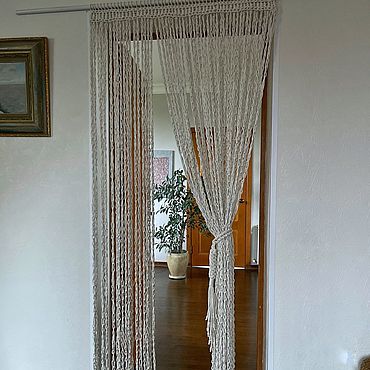 Плетеные шторы - 44 фото