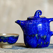 Чайник керамический "Серебро"