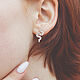 Snake Earrings | Silver | Geometry Collection. Stud earrings. totemicashop. My Livemaster. Фото №4