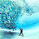Картина "Подводный мир -морские рыбы", Картины, Челябинск,  Фото №1