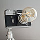 Table lamp lamp from the Zenith camera. Table lamps. A.Loft Interiros. Online shopping on My Livemaster.  Фото №2