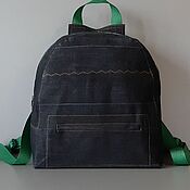 Сумки и аксессуары handmade. Livemaster - original item Backpacks: Black Women`s Backpack Fashionable Urban Backpack. Handmade.