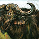 Order  Buffalo (Bull). Print from the author's work. Valeria Akulova ART. Livemaster. . Pictures Фото №3