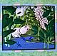 Лоскутное панно в детскую Муми-тролль у ручья. Картины. Elena.artquilt. Ярмарка Мастеров.  Фото №4