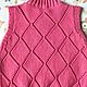 Children's vest made of 100% Mary Ex pink wool. Childrens vest. hitwool (hitwool). My Livemaster. Фото №4