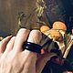 Кольцо кожаное "Чёрная змея" в ассортименте. Кольца. AOS Leather Goods (Алексей кожа +). Интернет-магазин Ярмарка Мастеров.  Фото №2
