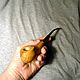 Cherry pipe with a long acrylic mouthpiece 2, Tobacco pipe, Leningradskaya,  Фото №1