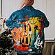 Jean Miro Denim Jacket Painting. Customizing clothing. Outerwear Jackets. nataliadenimart. Online shopping on My Livemaster.  Фото №2
