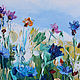 Order Oil painting on canvas Flower meadow 40/60 cm. Painting World of Marina Lesina. Livemaster. . Pictures Фото №3