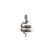 Украшения handmade. Livemaster - original item Copy of Elegant Sterling Silver Horse Ring with Cubic Zirconia Accent. Handmade.