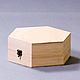 Box-box Hexagon 23 by 20 by 8 cm, pine, for jewelry, Box, Izhevsk,  Фото №1